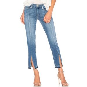 Frame Le Nouveau Straight Front Split Jeans